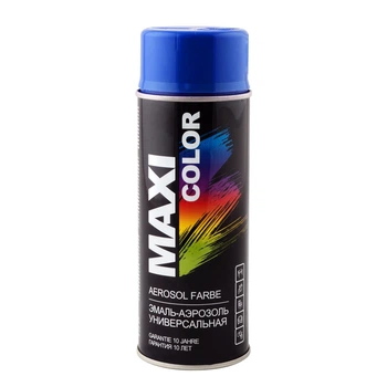 Емаль Maxi Color аерозольна RAL 5002 синя 400 мл