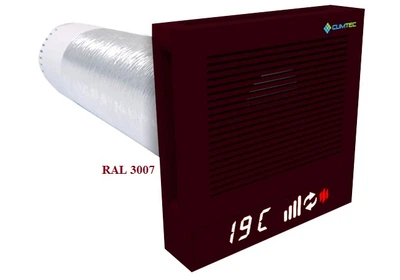 Рекуператор Climtec Quattro 200+ Standard Чорно-червоний