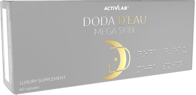 Suplement diety ActivLab DODA D'EAU Mega Skin 60 kapsułek (5907368803494)