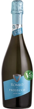 Вино ігристе Romeo Prosecco DOC Spumante Extra Dry біле екстрасухе 0.75 л 10-11% (8012769452428)