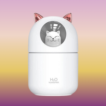 Увлажнитель воздуха Humidifier H20/8023 ультрозвуковой с функцией детского ночника и аромадиффузора c LED подсветкой 300 мл CAT Белый