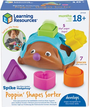 Обучающий игровой набор Learning Resources Spike The Fine Motor Hedgehog Pop-It Сортер Ежик (LER9118)