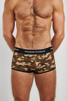 Труси боксери Garcon Francais Shorty18CAM натуральна білизна преміум класу, XL Камуфляжний (ZIK0000018720)