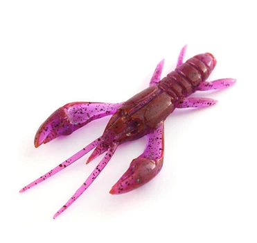 Силіконова приманка Fishup Real Craw 2" (7pcs.), #016 - Lox/Green & Black,10011104