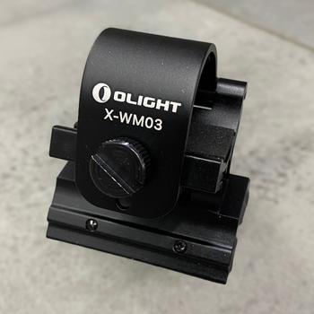 Магнітне кріплення для ліхтаря на зброю Olight X-WM03, під діаметр 23 - 26 мм, кріплення для підствольного ліхтаря