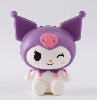 Игрушка-тянучка антистресс жмякалка поп ит Куроми (Kuromi ) геншен, манги, hello kitty, Санріо Кітті, Мелоди фиолетовый (AN)31651