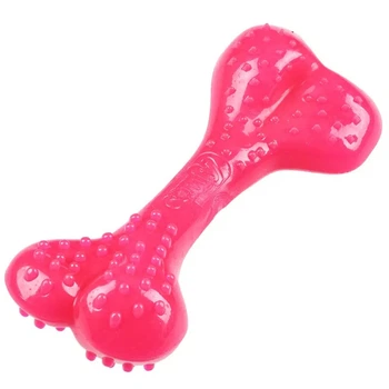Zabawka dla psa COMFY Dental Bone Mint 12,5 cm różowa (5905546192941)