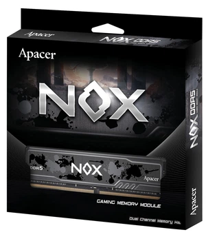 Модуль памяти DDR5 Apacer NOX 32 ГБ 2×16 ГБ 5200 МГц с поддержкой On-Die ECC для ПК(DL_6E4A94BA1711)