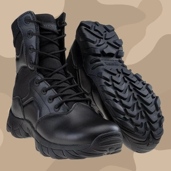 Ботинки Magnum Cobra 8.0 V1 Black, военные ботинки, трекинговые ботинки, тактические высокие ботинки, 42.5р