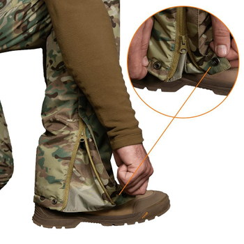 Зимові штани Patrol Dewspo RS Multicam /Тактичні зимові штани /Військові штани камуфляж/ Утеплювач TEMPLOFT, XXL
