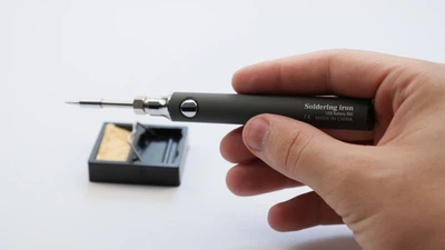 Паяльник аккумуляторный портативный автономный зарядка через USB Type C