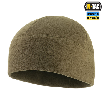 M-Tac шапка Watch Cap Elite фліс (320г/м2) Dark Olive/ військова шапка, S-M