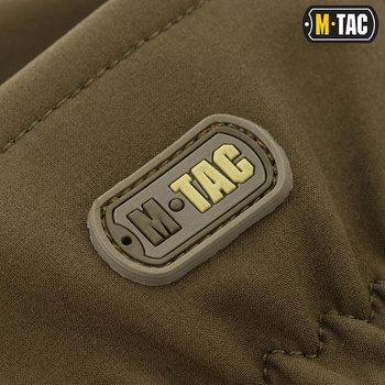 Тактические перчатки M-Tac Winter Soft Shell Olive, Зимние военные перчатки, Теплые стрелковые перчатки, L