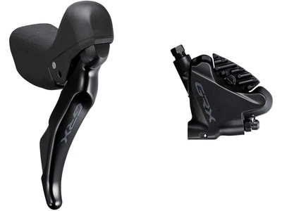 Тормоз гідравлічний дисковий SHIMANO GRX RX400 заднє 10-швидк (права гальм.ручка/шифтер ST-RX400, каліпер, гідроліния 1700мм) не зібране