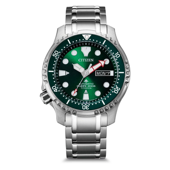 Наручные часы CITIZEN NY0100-50XE Зеленый/Серебристый