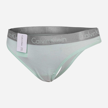 Majtki stringi damskie bawełniane Calvin Klein Underwear 000QD3539EL41 S Zielone (8720107321168)