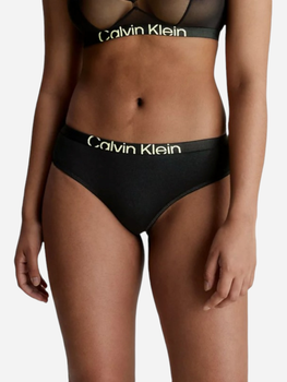 Трусики cтрінги жіночі бавовняні Calvin Klein Underwear 000QF7401EUB1 S Чорні (8720108834018)