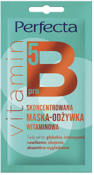 Вітамінна маска-кондиціонер Perfecta Beauty Вітамін proB5 концентрований 8 мл (5900525079787)