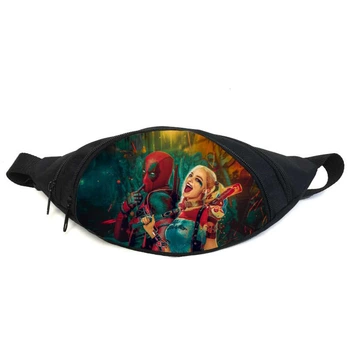 Поясная сумка бананка Харли Квинн (GBHQ 09) Gear Bag черная