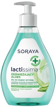 Żel do higieny intymnej Soraya Lactissima Odświeżający Aloes 300 ml (5901045061108)