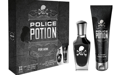 Набір для чоловіків Police Potion for Him парфумована вода 30 мл + гель для душу 100 мл (679602141932)