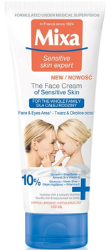 Krem do twarzy MIXA Senstivie Skin Expert dla całej rodziny 100 ml (3600551031958)