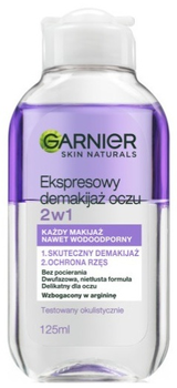 Płyn do demakijażu oczu Garnier Skin Naturals 2 w 1 125 ml (3600542456616)
