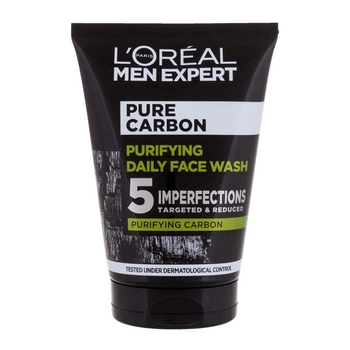 Гель для вмивання обличчя L'Oreal Paris Men Expert Pure Carbon проти недоліків 100 мл (3600523708086)