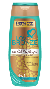 Бронзуючий лосьйон Perfecta I Love Bronze 4 в 1 250 мл (5900525041852)