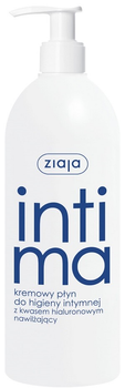 Płyn do higieny intymnej Ziaja Intima kremowy z kwasem hialuronowym 500 ml (5901887018667)