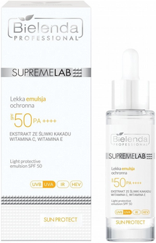 Емульсія Bielenda Professional SupremeLab Sun Protect легкий захист SPF 50 30 мл (5902169052928)