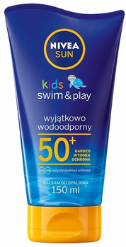 Бальзам для дітей Nivea Sun Kids Swim & Play захист на сонці SPF 50+ 150 мл (5900017068121)