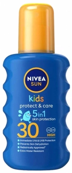 Spray dla dzieci Nivea Sun Kids Protect & Care ochronny na słońce SPF 30 200 ml (5900017067766)