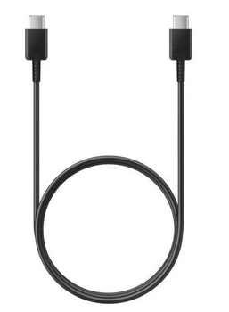 Кабель Universal для Samsung EP-DN980 25 Вт 5А Type-C - Type-C 1м поддержка Fast Charging Power Delivery для Galaxy S22 S21 S20 Черный
