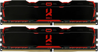 Оперативна память Goodram DDR4-2666 16384MB PC4-21300 (Kit of 2x8192) IRDM X Black (IR-X2666D464L16S/16G)