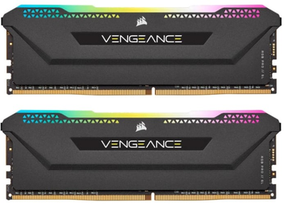 Pamięć Corsair DDR4-3200 32768MB PC4-25600 (Kit of 2x16384) Vengeance RGB PRO SL Black (CMH32GX4M2Z3200C16)