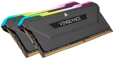 Оперативна память Corsair DDR4-3200 32768MB PC4-25600 (Kit of 2x16384) Vengeance RGB PRO SL Black (CMH32GX4M2Z3200C16)