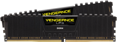 Оперативна память Corsair DDR4-3600 32768MB PC4-28800 (Kit of 2x16384) Vengeance LPX Black (CMK32GX4M2D3600C16)