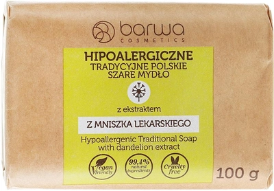 Тверде мило Barwa Cosmetics Hypoallergenic Soap With Dandelion Extract 100 г (5902305006112)