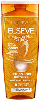 Szampon L'Oreal Paris Elseve Magiczna Moc Olejków z Olejkiem Kokosowym lekki odżywczy do włosów suchych i normalnych 400 ml (3600523629640)