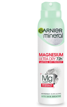 Antyperspirant spray Garnier Mineral Magnesium Ultra Dry 150 ml (3600542475075)