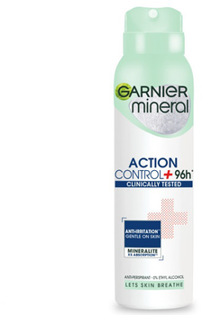 Antyperspirant Garnier Mineral Action Control+ Clinically Tested spray 150 ml (3600542475044)