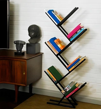 Стелаж для книг у стилі Лофт каркас металевий StepLoft Rack-301