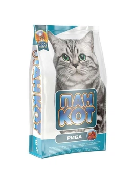Сухой корм для кошек Пан Кот Рыба 10кг