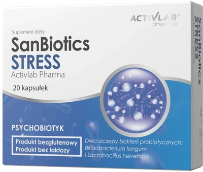 Дієтична добавка ActivLab SanBiotics STRESS 20 капсул (5903260905069)