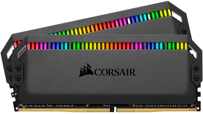 Pamięć Corsair DDR4-3200 16384MB PC4-25600 (Kit of 2x8192) Dominator Platinum RGB Black (CMT16GX4M2C3200C16)