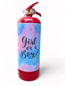 Огнетушитель для гендерной вечеринки Украина ТД Girl 3кг Розовый