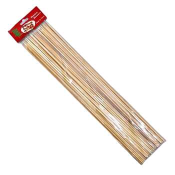 Паличка для шашлику Stenson R89122-40 бамбукова 40см*5мм у наборі 45шт
