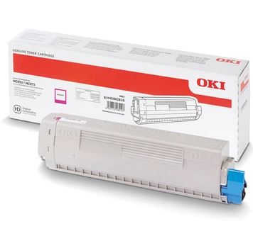 Картридж для лазерного принтера OKI TONER-M-MC853/873/883-7,3K Пурпурный (magenta)