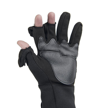 Перчатки тактические MIL-TEC Neoprene/Amaro Shooting Gloves 11657002 M Black (2000980579952)